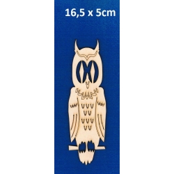 Sowa grawer  16,5x5cm